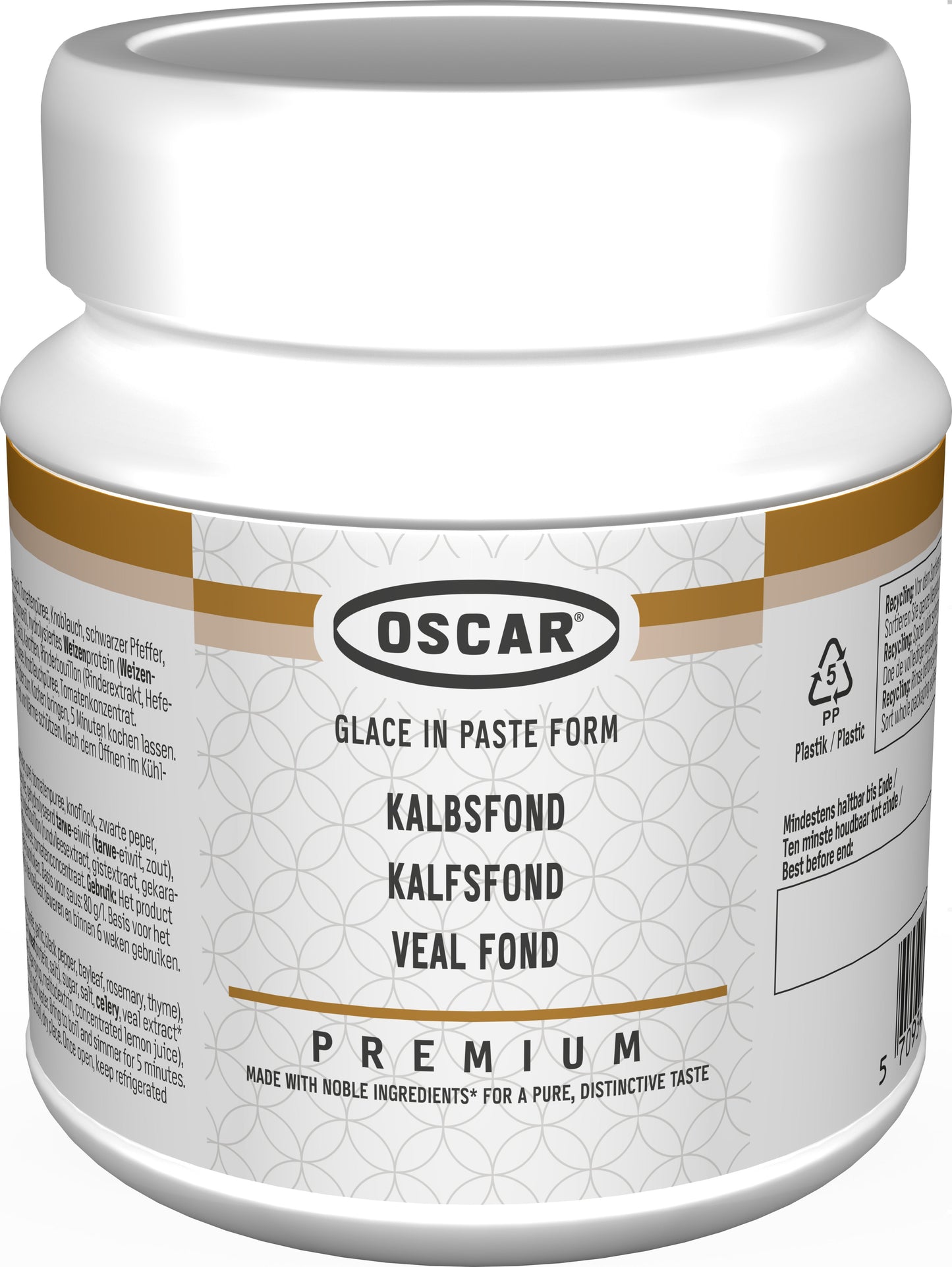 Oscar Premium kalvefond, pastaform (til ca. 15 l), 640 g