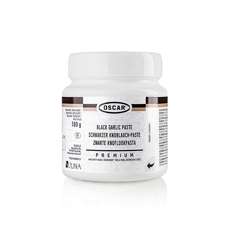 Oscar-koncentrat sort hvidløgspasta, glutenfri, 580 g
