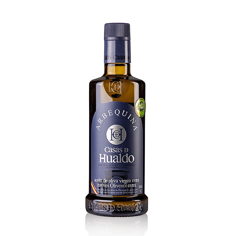 Ekstra jomfruolivenolie Casas D Hualdo, 100 % ARBEQUINA, Spanien, 500 ml