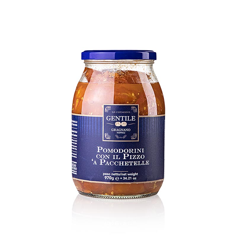 Pomodorini Pizzo Pacchetelle, cherrytomater, Pastificio Gentile Gragnano, 970 g