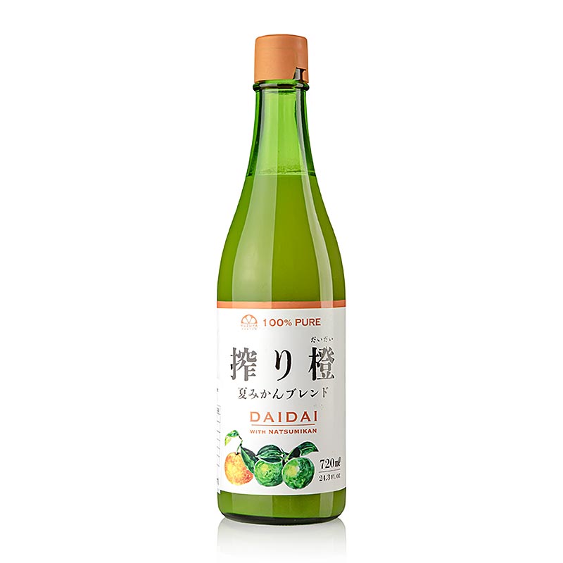 Daidai-saft & Natsumikan (bitter appelsin), 100 % citrusfrugtsaft, Japan, 720 ml