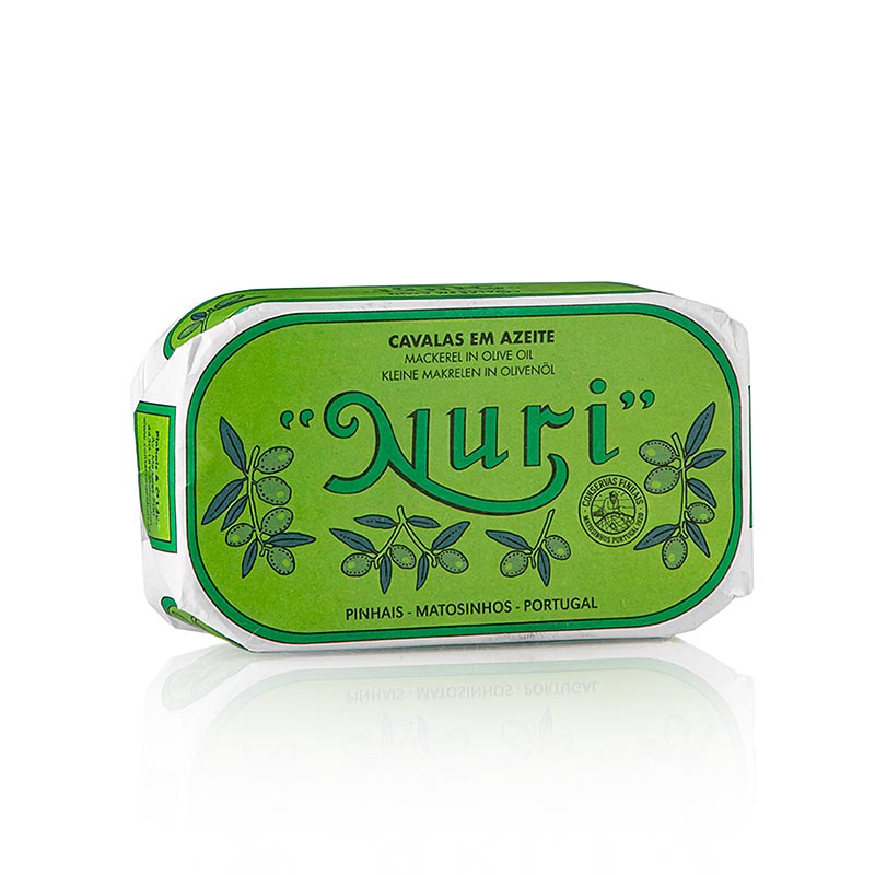 Små makreller i olivenolie, Nuri, 125 g