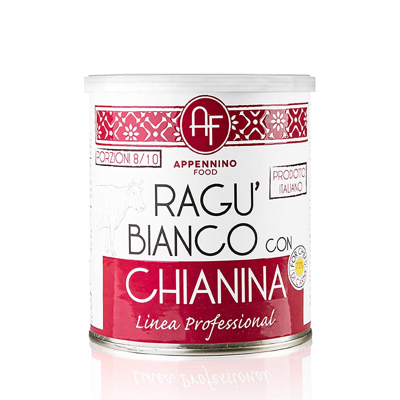 Ragù af hvide køer "Chianina", Appennino Food, 800 g