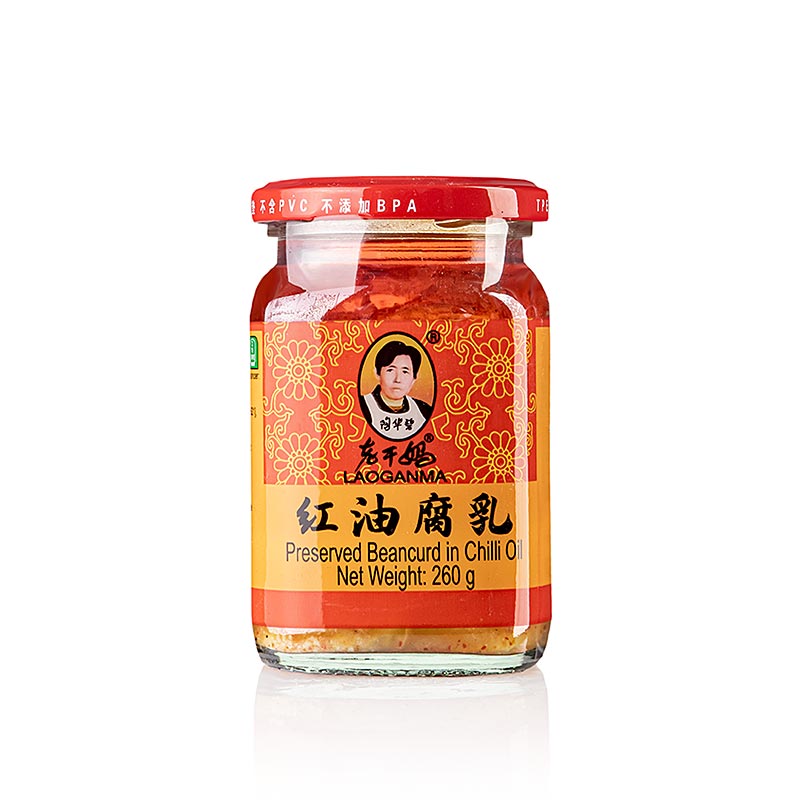 Chiliolie med tofu – Tofu i chiliolie, Lao Gan Ma, 260 g