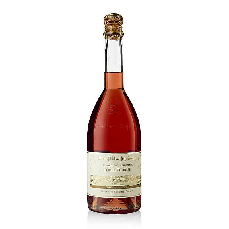 Jörg Geiger "TeaSecco Rose" alkoholfri mousserende, 750 ml