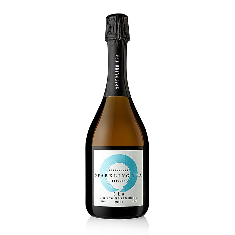 Copenhagen Sparkling Tea BLA Jasmin, hvid te, Darjeeling, alkoholfri, økologisk, 750 ml