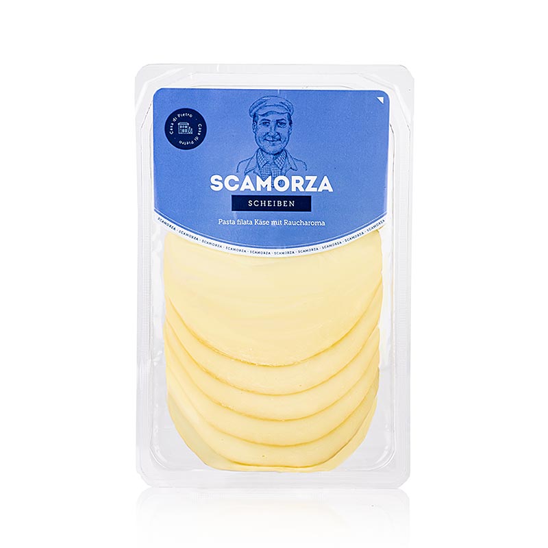 Scamorza-skiver, røget Pasta Filata-ost, Casa di Pietro, 110 g