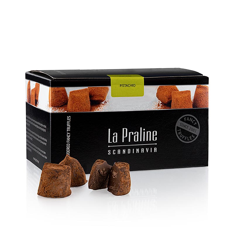 La Praline Fancy Truffles, chokoladetruffler med pistacie, Sverige, 200 g
