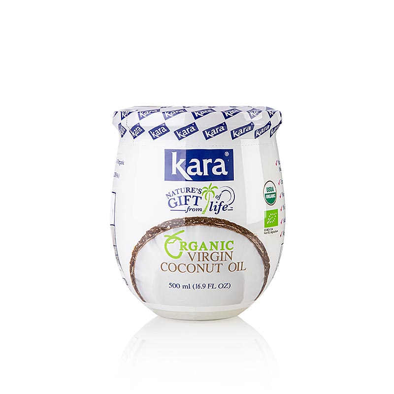 Kara kokosolie ORGANIC, Extra Virgin, BIO, 500 ml