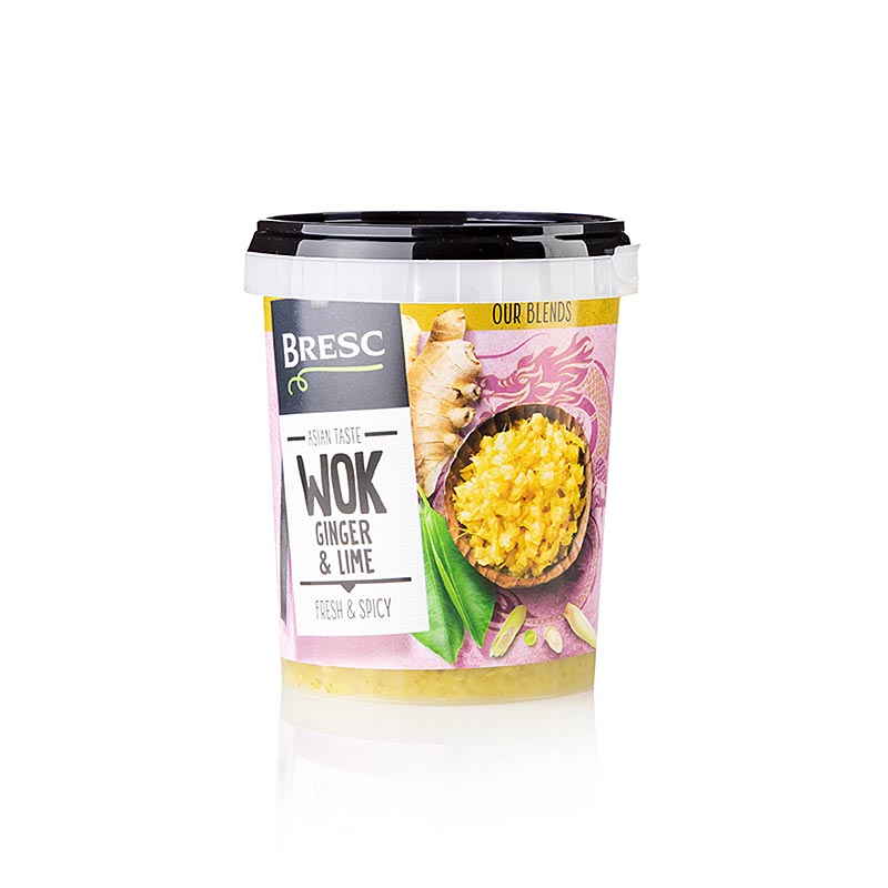 WOK - Ginger & Lime, ingefærpuré med limeblad, Bresc, 450 g