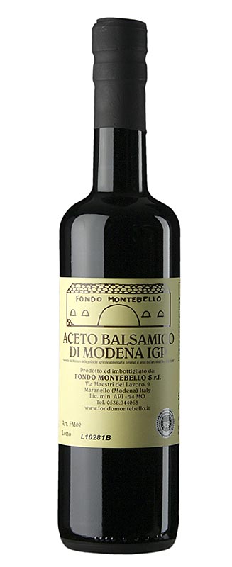 Fondo Montebello Aceto Balsamico di Modena g.g.A. FM 02, 500 ml