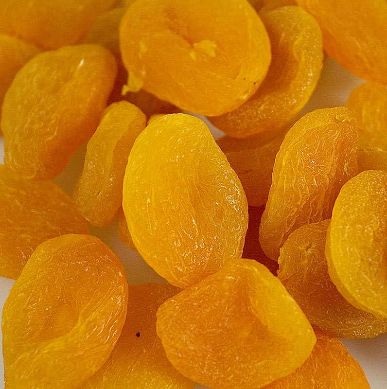 Abrikoser, tørrede, svovlbehandlede, orangefarvede, 1 kg