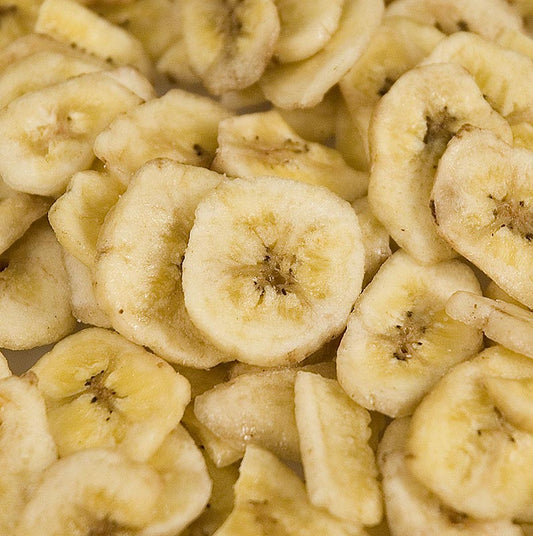 Bananchips, overtrukket med honning, 1 kg