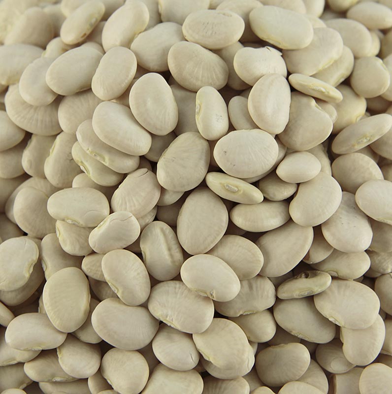 Bønner, limabønner – Haricots de Lima, lyse, tørrede, 1 kg