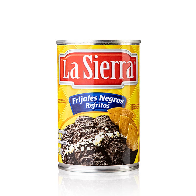 Refried Beans, sort bønnemus/bønnepasta, krydret, 430 g