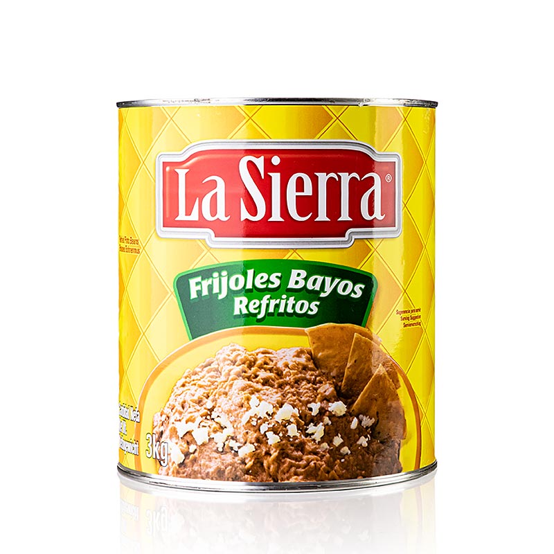 Refried Beans, brun bønnemus/bønnepasta, krydret, 3 kg
