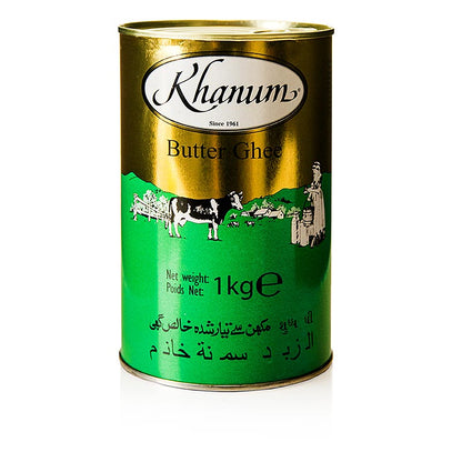 Ghee - klaret smør, 99,8 % fedt, 1 kg