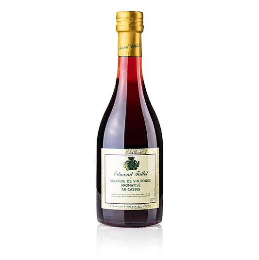 Rødvinseddike, med solbær, Fallot, 500 ml