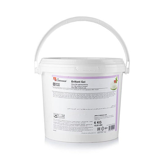 Brillant-Gel, klar, transparent gelering, kan bruges koldt, 6 kg