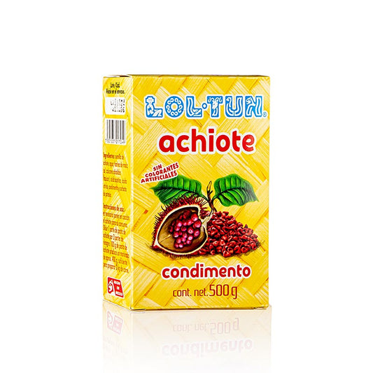 Annatto Achiote-krydderi/-pasta af Orleans-frø, 500 g