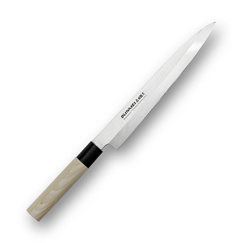 Global Bunmei 1804-210 Yanagi sashimi-kniv, Honoki-træskæfte, 21 cm, 1 stk
