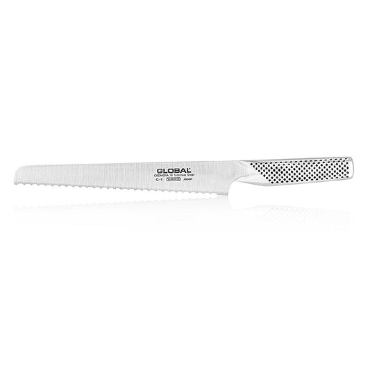 Global G-9 Brødkniv, til alt med skorpe, 22 cm, 1 stk