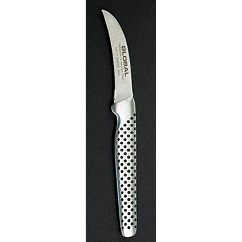 Global GSF-17 Lille skrællekniv, smedet, buet, 6 cm, 1 stk