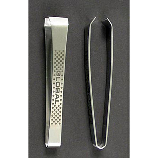 Global GS-20/B fiskebenpincet, rustfrit stål med prikmønster, 11,5 cm, 1 stk.