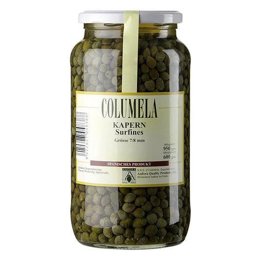 Kapers "surfines", ø 7-8 mm, Columela, 950 g