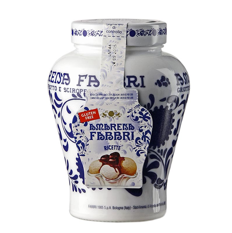 Amarena-kirsebær, i sirup, Vase, 600 g
