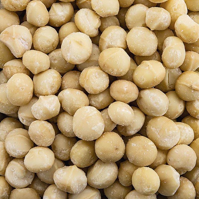 Macadamianødder, afskallede, usaltede, Australien, 1 kg