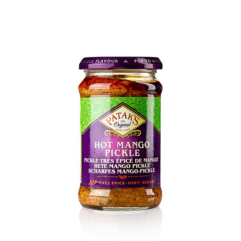 Mango Pickle, stærk, pastaform, Patak´s, 283 g
