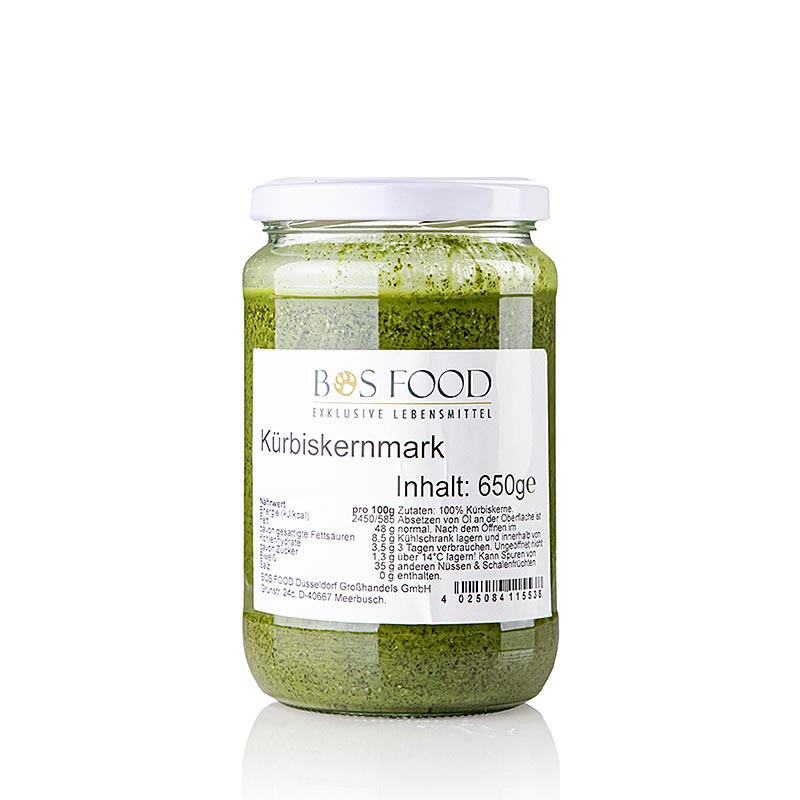 CHEF FOOD Græskarkernemasse, 100 % masse uden tilsætningsstoffer, 650 g