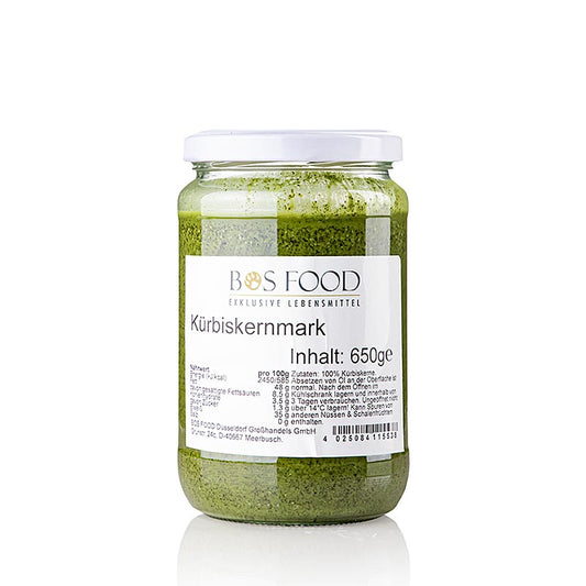 CHEF FOOD Græskarkernemasse, 100 % masse uden tilsætningsstoffer, 650 g