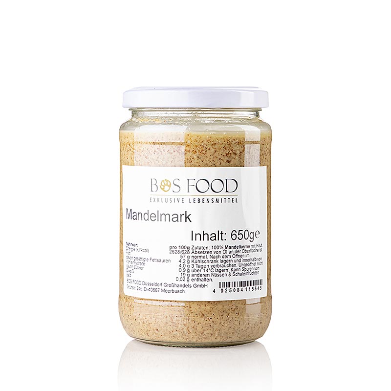 CHEF FOOD Mandelmasse, 100 % masse uden tilsætningsstoffer, 650 g