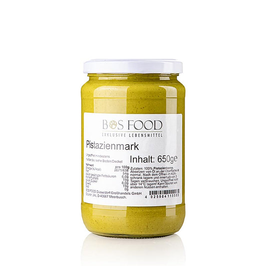 CHEF FOOD Pistaciepuré, 100 % puré uden tilsætningsstoffer, 650 g