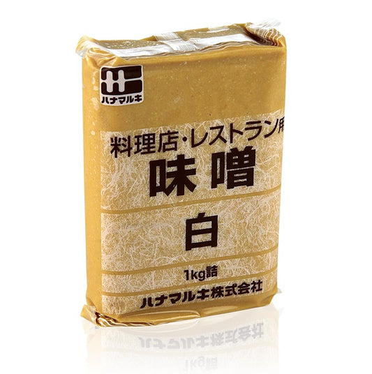 Miso-krydderipasta – Shiro Miso, lys, Hanamaruki, Japan, 1 kg