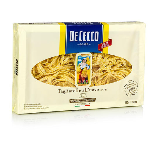 De Cecco Tagliatelle med æg, nr. 104, 250 g