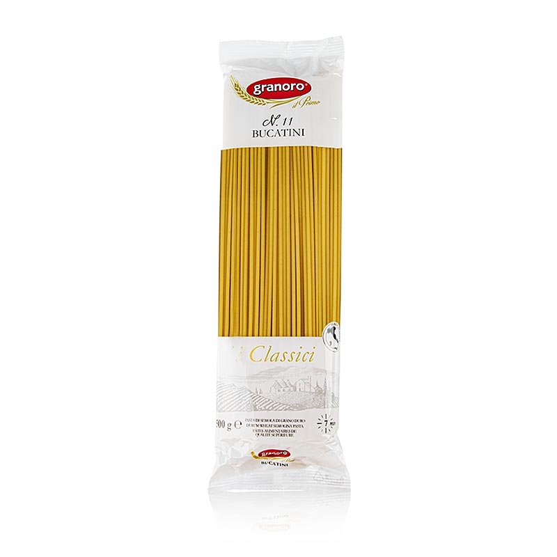 Granoro Bucatini, lange tynde makaroni, nr. 11, 500 g