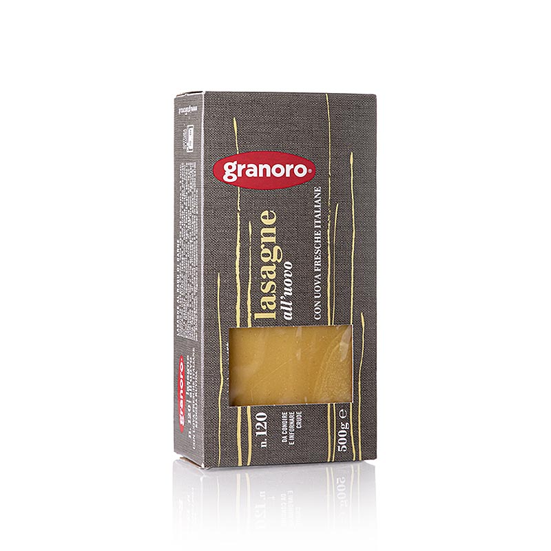 Granoro Lasagne med æg, 82 x 60 x 1 mm, nr. 120, 500 g