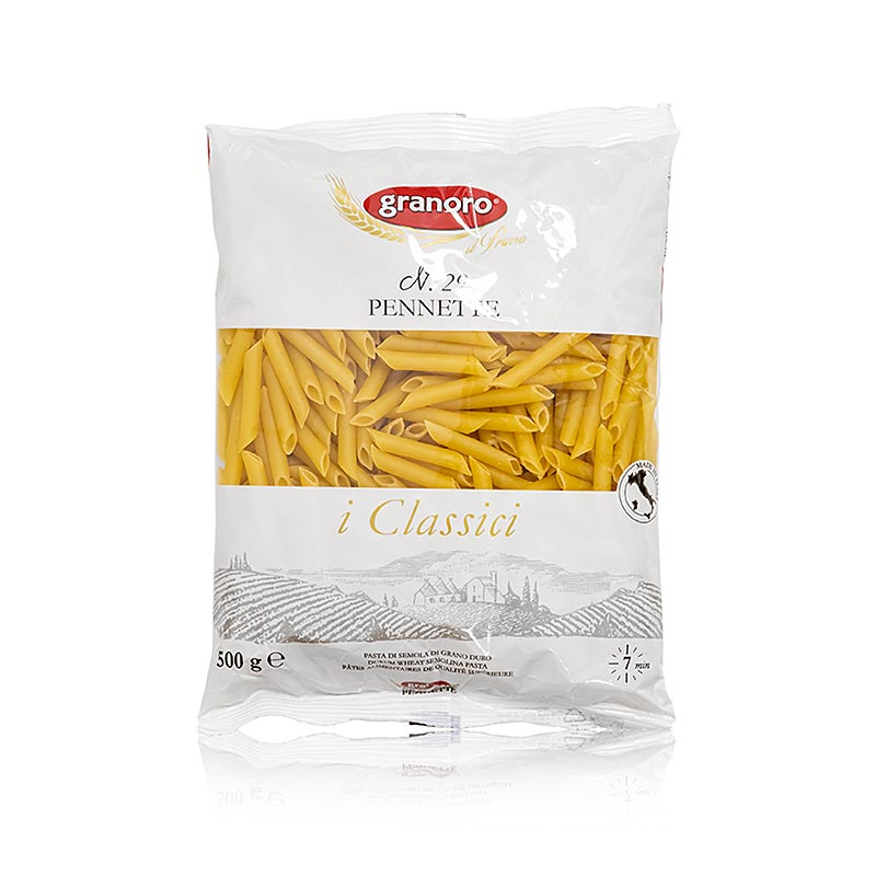 Granoro Pennette, skrå rør, glatte, nr. 29, 500 g