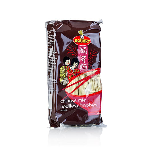 Mie-nudler, uden æg, fra Soubry, 3 kg, 12 x 250 g