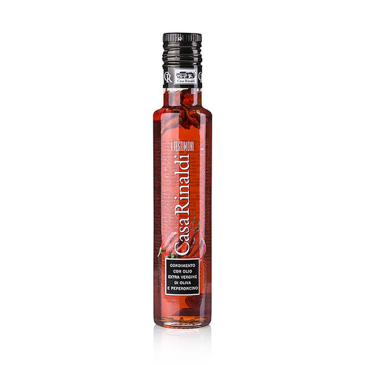 Ekstra jomfruolivenolie, Casa Rinaldi aromatiseret med peperoncino, 250 ml