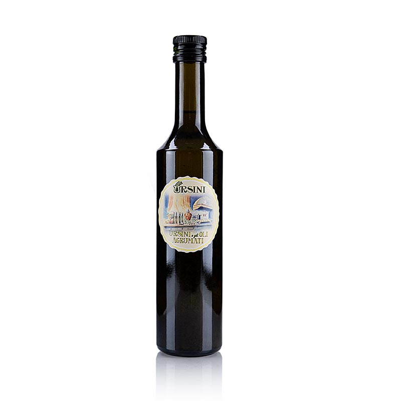 Ekstra jomfruolivenolie, Ursini aromatiseret med citron (agrumato al Limone), 500 ml
