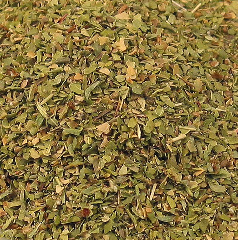 Oregano, tørret, strimlet, 1 kg