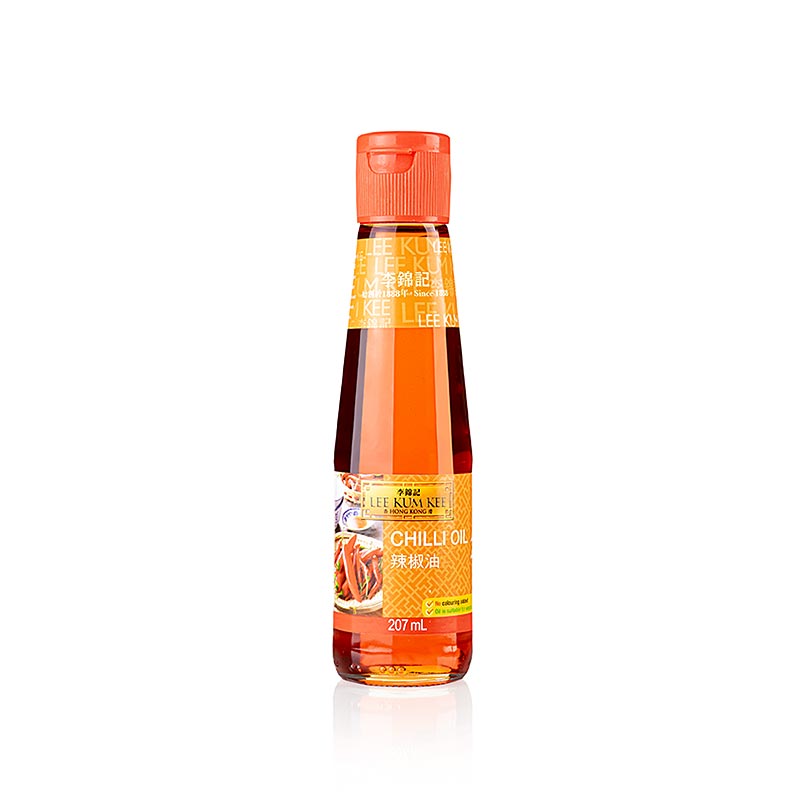 Chiliolie, sojabønneolie med chili, Lee Kum Kee, 207 ml