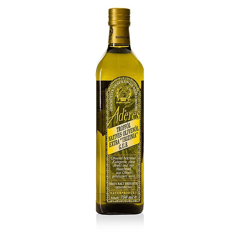 Ekstra jomfruolivenolie, Aderes Tropföl, Peloponnes, 750 ml