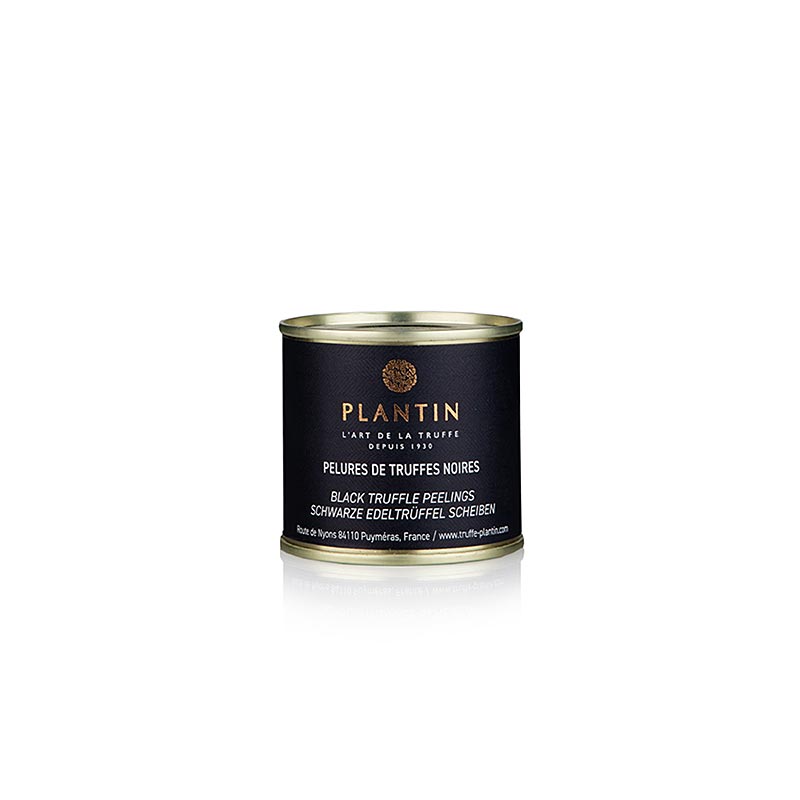 Vintertrøffel (Tuber Melanosporum), pelures, trøffelskaller og -skiver, Plantin, 60 g