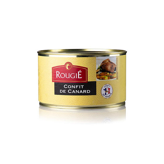 Andelår confit, 4/5 lår, Rougie, 1,35 kg