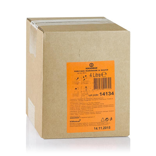 Teriyaki-sauce – som dip og marinade, Kikkoman, 4 l